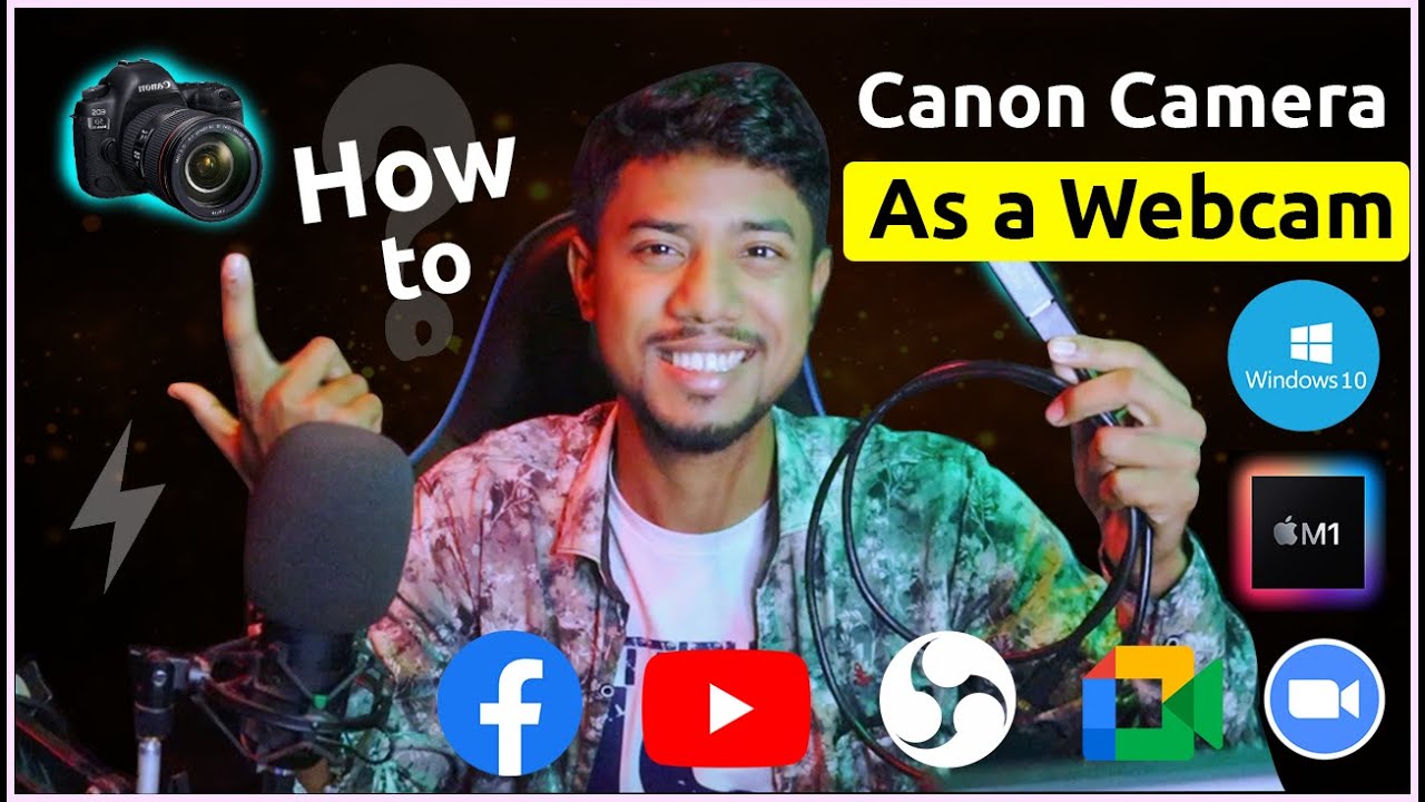 how to use DSLR as a webcam | Expert Azi