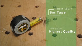 ROLSON 50571 5M HIGH QUALITY TAPE MEASURE screenshot 3