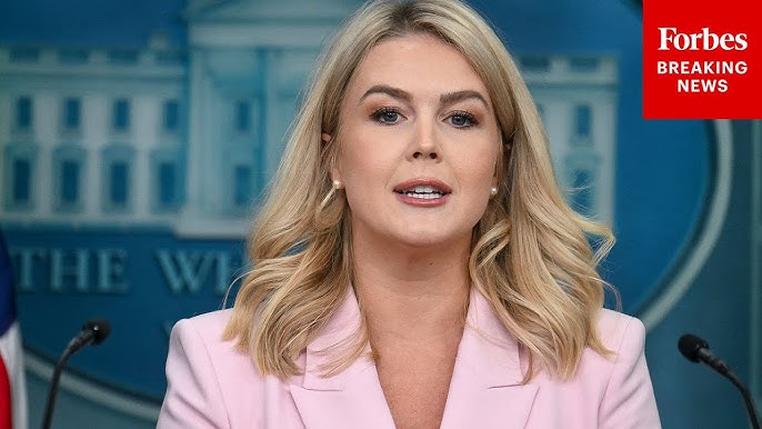 Karoline Leavitt Questioned About Trump Administration Whistleblower Policy - YouTube