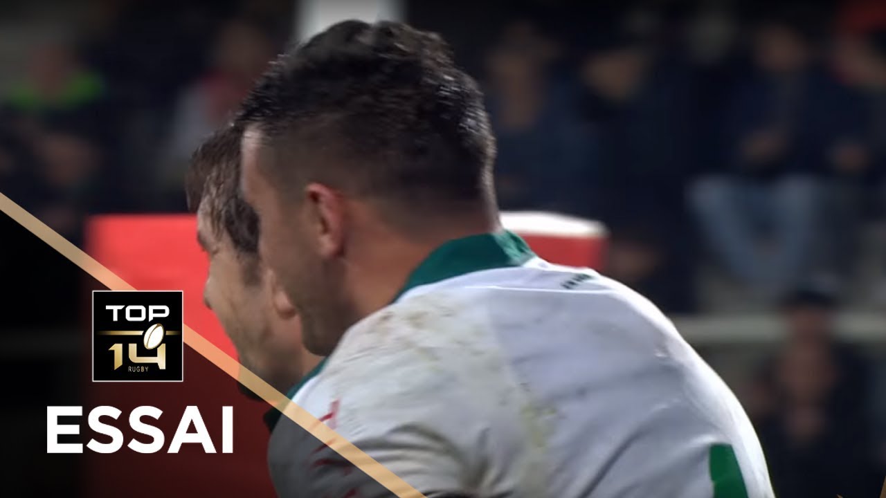 TOP 14 - Essai Daniel RAMSAY 1 (SP) - Pau - Brive - J10 - Saison 2017/ ...