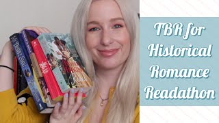 TBR for Historical Romance Readathon