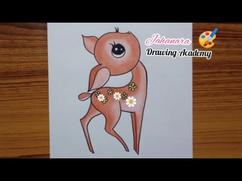 How to draw a deer || step by step for beginners - YouTube