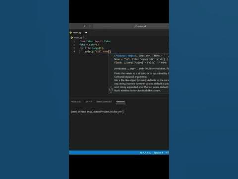 how to create dummy data using python? #shorts - YouTube