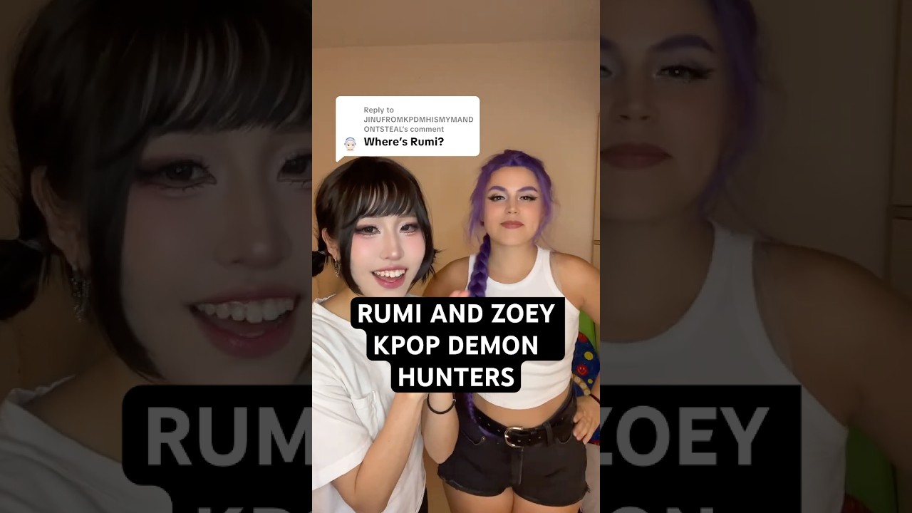 RUMI COSPLAY IS HERE!! #kpopdemonhunters #huntrix #cosplayer #rumi #zoey #kdh