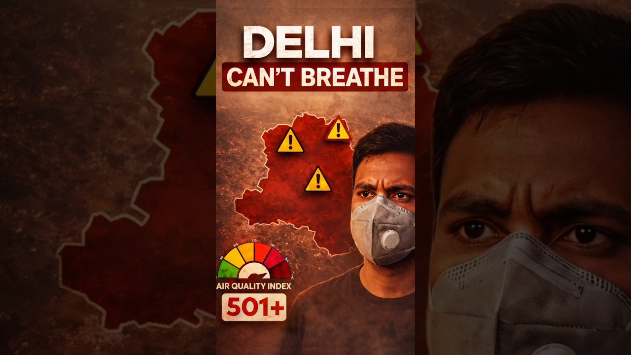 Why Delhi is such polluted 🫤!