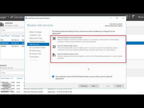 Installing RD Session Host Standard