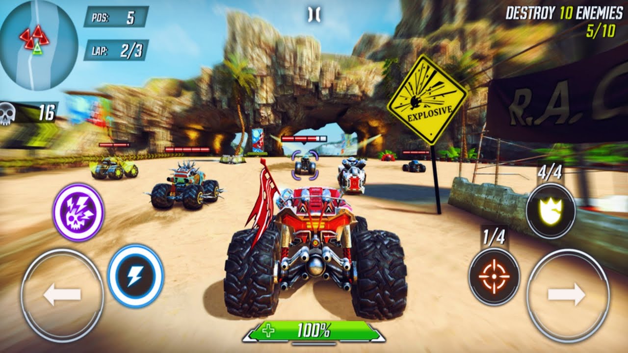 RACE: Rocket Arena Car Extreme Official - Android GamePlay Video