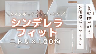 【シンデレラフィット】ニトリ×100均でNインボックスにピッタリな収納術４選【セリア・ダイソー】