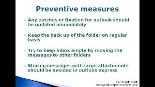 Outlook express data recovery tool