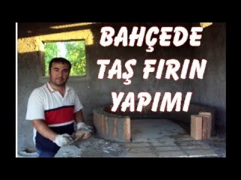 BAHÇEDE TAŞ FIRIN YAPIMI (Ayrıntılı malzeme listesi ve anlatım)