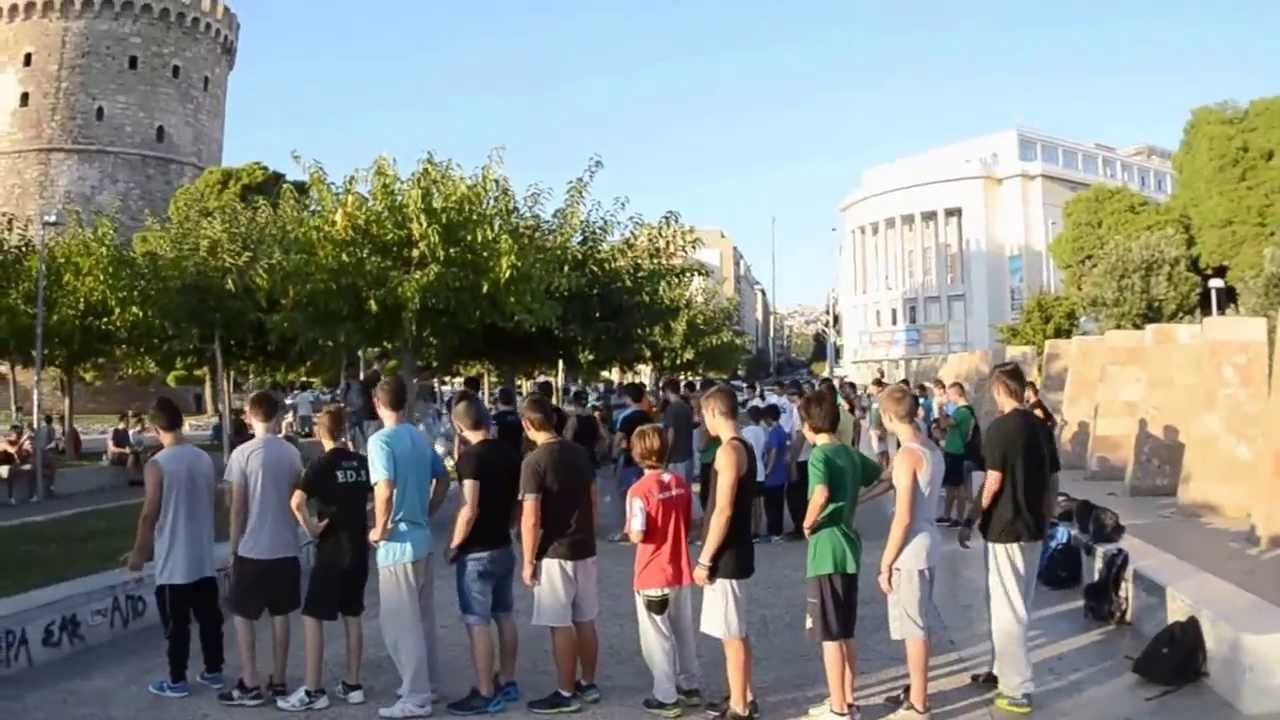 Alexander Zyulev & Sergey Shitikov Thessaloniki,Greece Parkour Workshop 2013