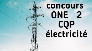 Préparation concours ONE filière électricité : exemple 3