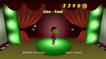 The Simpsons Hit & Run All Outfits for Lisa in Level 3