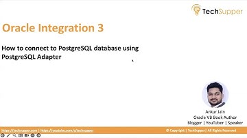 How to connect to PostgreSQL database in Oracle Integration