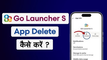 How To Uninstall Go Launcher S App | Go Launcher S App Delete Kaise Kare? | Go Launcher S App Remove