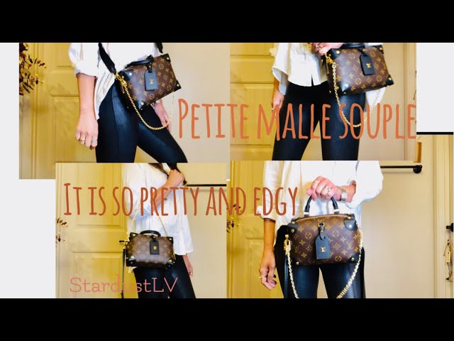 UNBOXING the BEST EVER Louis Vuitton PETITE MALLE SOUPLE! [Beautiful  crossbody bag] 