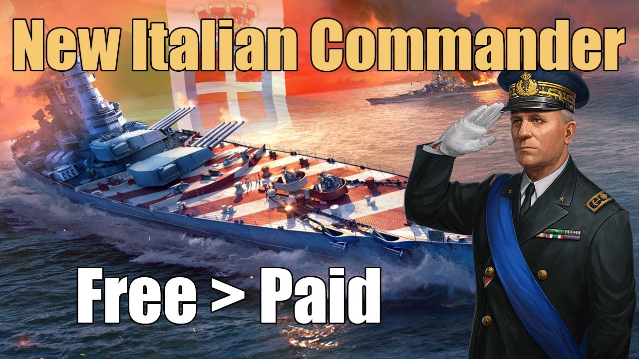 New Italian Commander | World of Warships | - YouTube