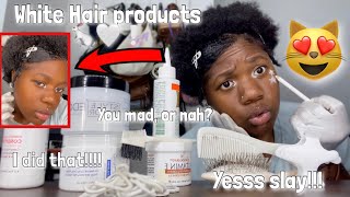 DOing mY lOng Hair onLy usiNg WHITE hAir Products!