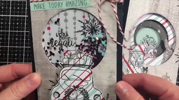 [Florilèges Design ] Tunnel Book card & Shaker card