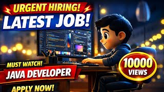 #latest #Java Developer #Jobs for Fresher | Urgent Hiring 