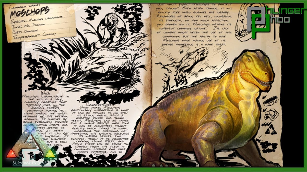 Ark basics Moschops EVERYTHING YOU NEED TO KNOW YouTube