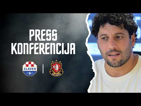 Press konferencija ∣ Trener Mario Carević i igrač Domagoj Pavičić uoči Slaven Belupa