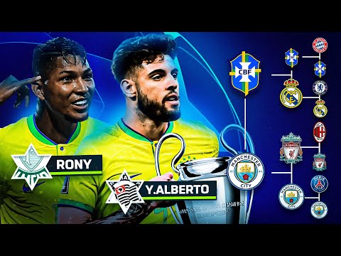 Coloquei a NOVA SELEÇÃO na CHAMPIONS LEAGUE e o resultado foi INSANO!
