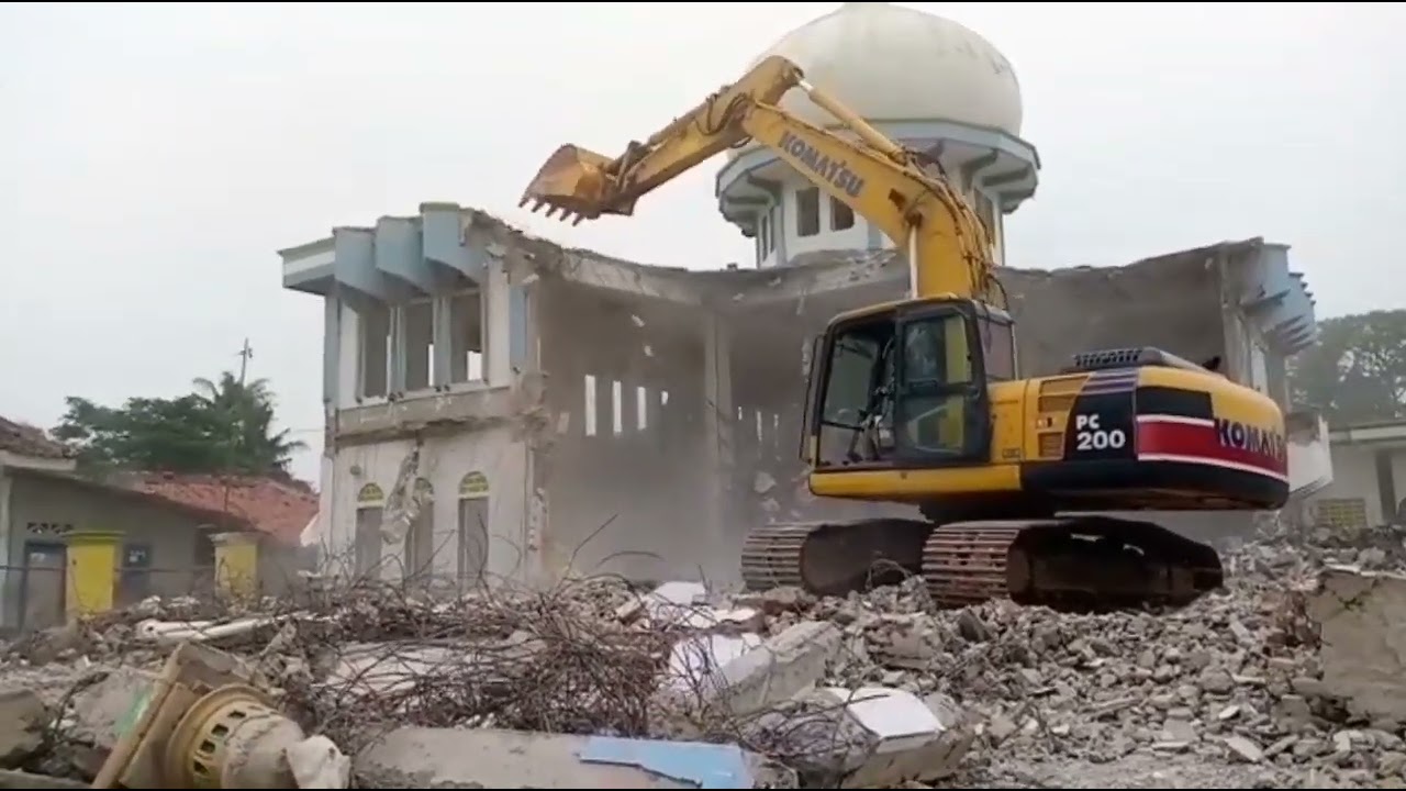 PECAH!!! FULL TANGIS BAHAGIA MELIHAT PROSES PEMBONGKARAN MASJID | SUBHANALLAH | PASIR SEMUT |