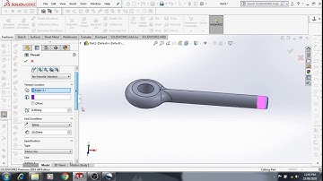 SOLIDWORKS for Beginners| How to make "EYE BOLT"