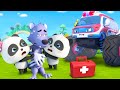 Someone Got Hurt! Please Call the Ambulance | Monster Ambulance | Nursery Rhymes | Cartoon | BabyBus