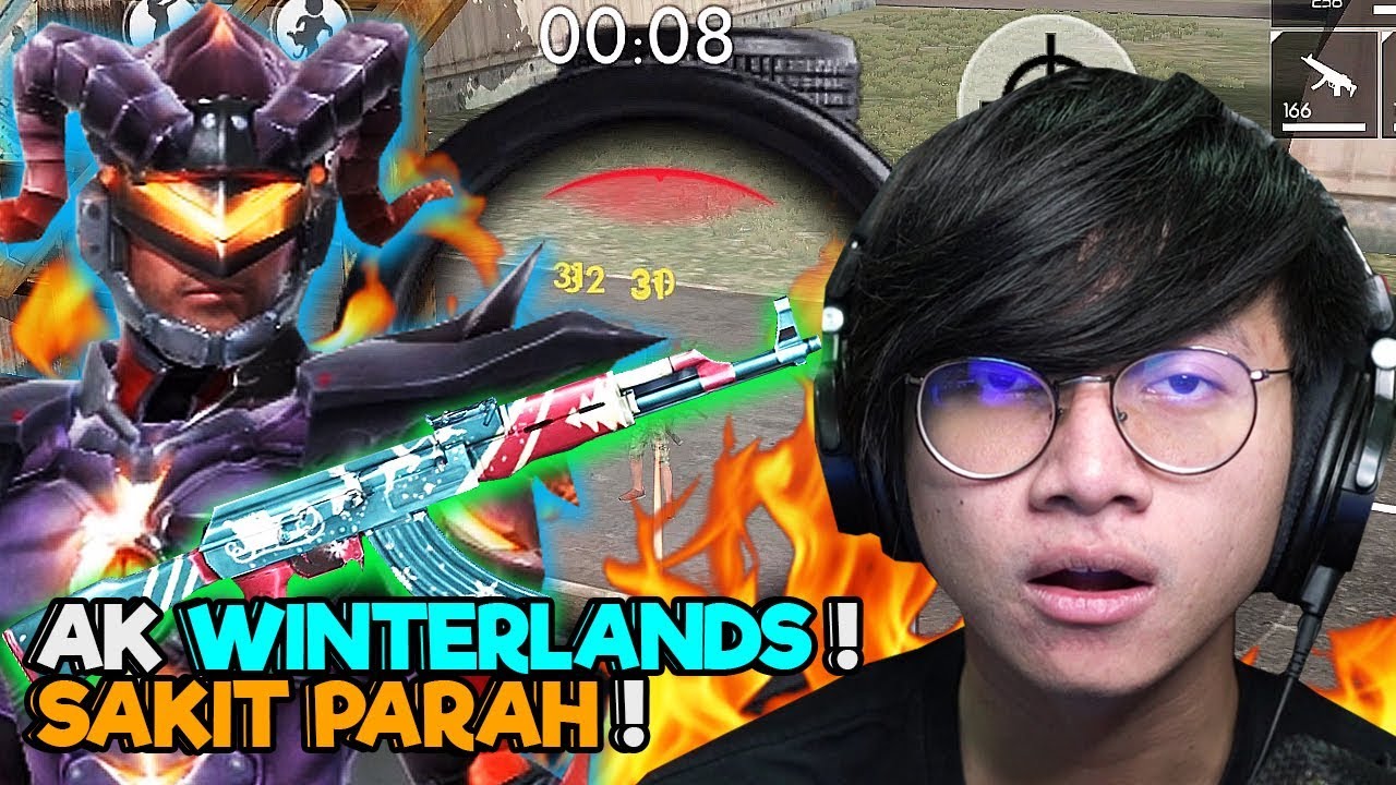 SENJATA WINTERLANDS AK47 DRAGON SLAYER WINTER SAKIT BENER FREE FIRE INDONESIA YouTube