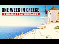 7 Days in Greece | 5 Amazing Greece Travel Itinerary Ideas Perfect for One Week in Greece