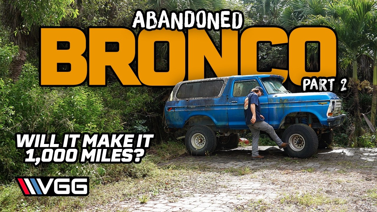 Will It RUN AND DRIVE 1,000 Miles Home? Abandoned BIG BLOCK BRONCO!