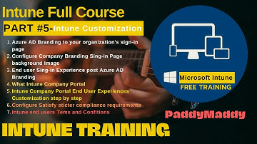 Intune Series No#5 | Azure Active Directory Branding | Intune Configure Satisfy stricter compliance