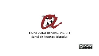 URV Virtual Campus. New students (ENGLISH)