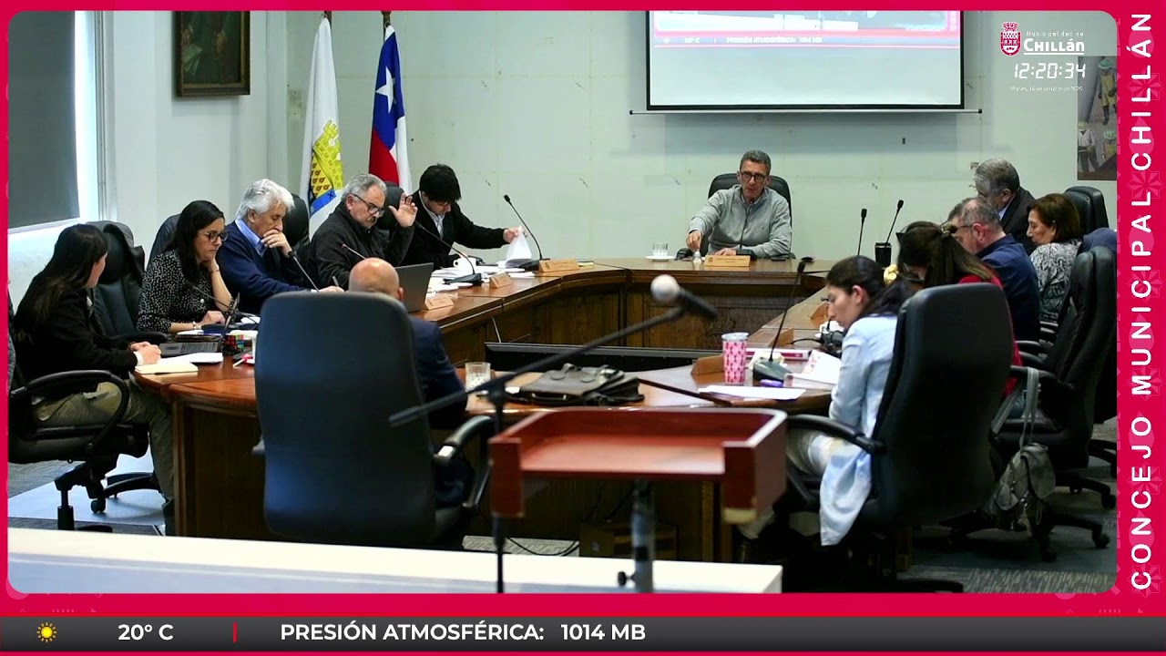 Sesión Concejo Municipal Chillán 14/10/2025