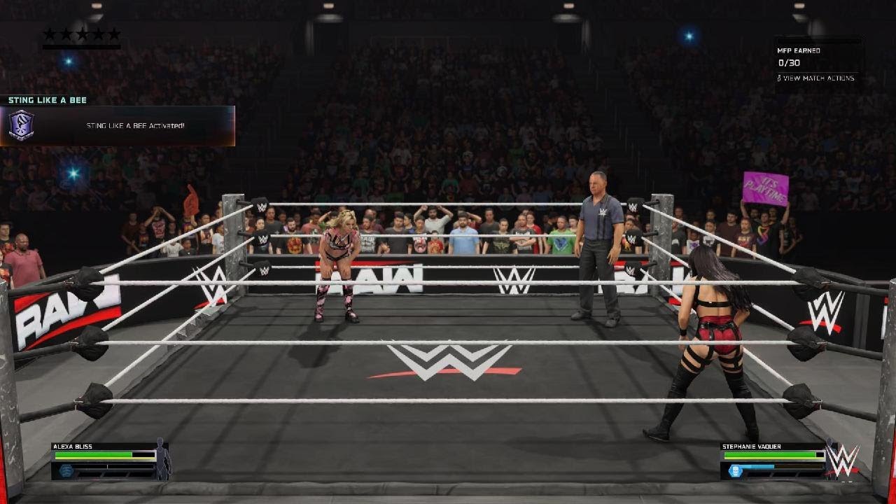 WWE 2K25 ALEXA BLISS 🆚 STEPHANIE VAQUER SUBMISSION MATCH!!