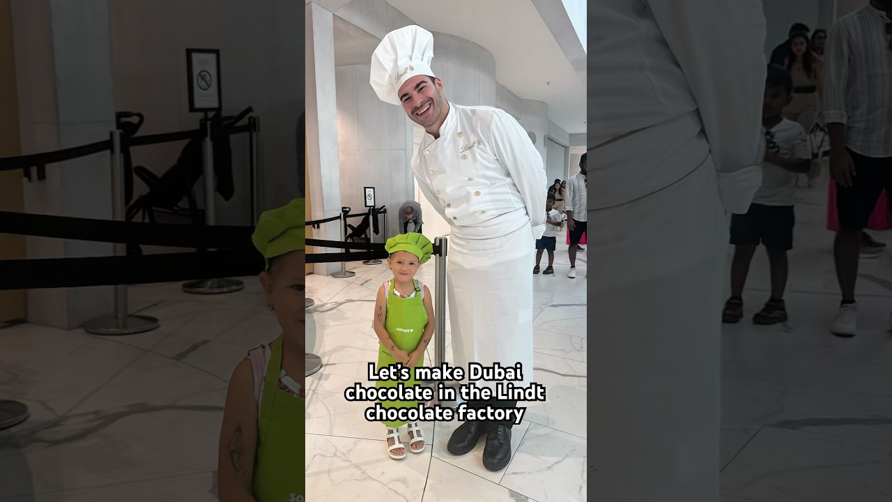 We went to the Lindt chocolate factory in Zurich, Switzerland to make the famous Dubai chocolate