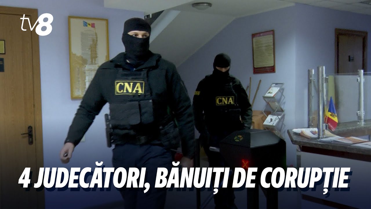 Un judecător reținut, ceilalți 3 sunt cercetați în libertate