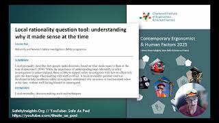 25 Questions for Better Incident Investigations | Safety-II / HOP