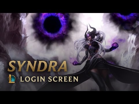 Syndra, the Dark Sovereign | Login Screen - League of Legends