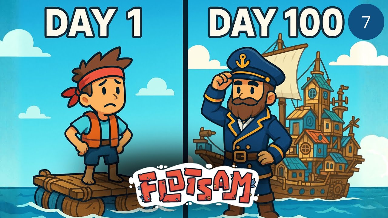 100 дней выживания в Flotsam на РЕЛИЗЕ #7