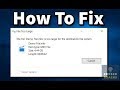 How To Fix 'The file is too large for the destination File system' - Pen Drive - Solved - Easy Fix