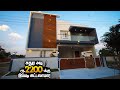   2200     3bhk house with interior design in 40x50 plan   tamil home