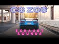 C8 z06 kooks headers/cat delete/ corsa track exhaust sounds