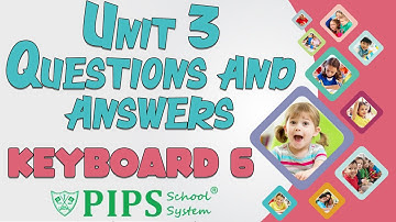 Class 6 Keyboard unit 3 Answer the Questions by PIPS School System Hafizabad