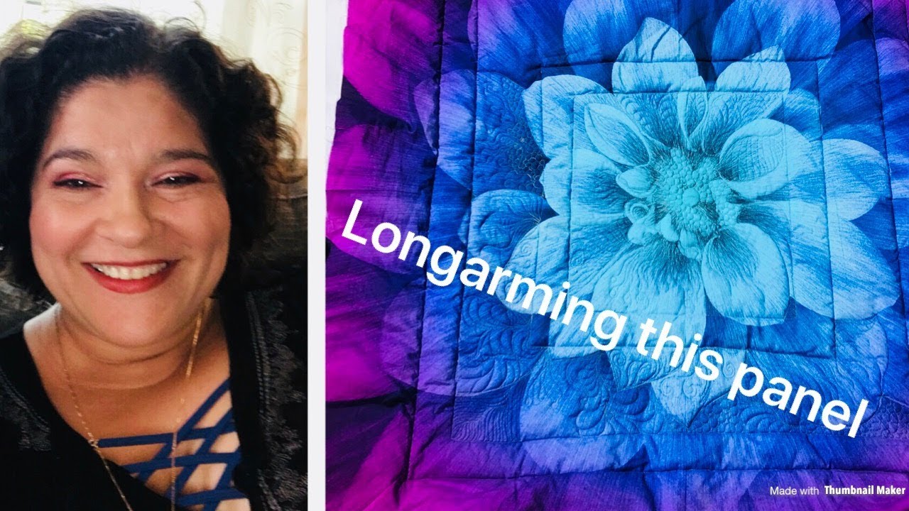 Quilting a Panel - YouTube