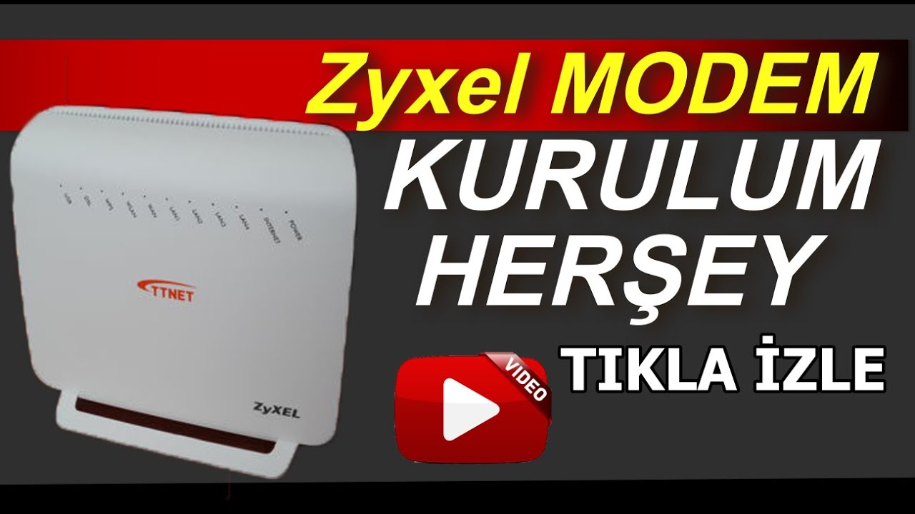 Zyxel Vmg3312 B10b Modem Kurulum 2016 Youtube