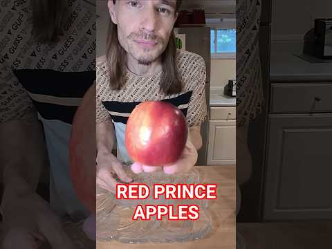 Tasting Red Prince Apple 🍎 #fruit #fruits #fruitarian