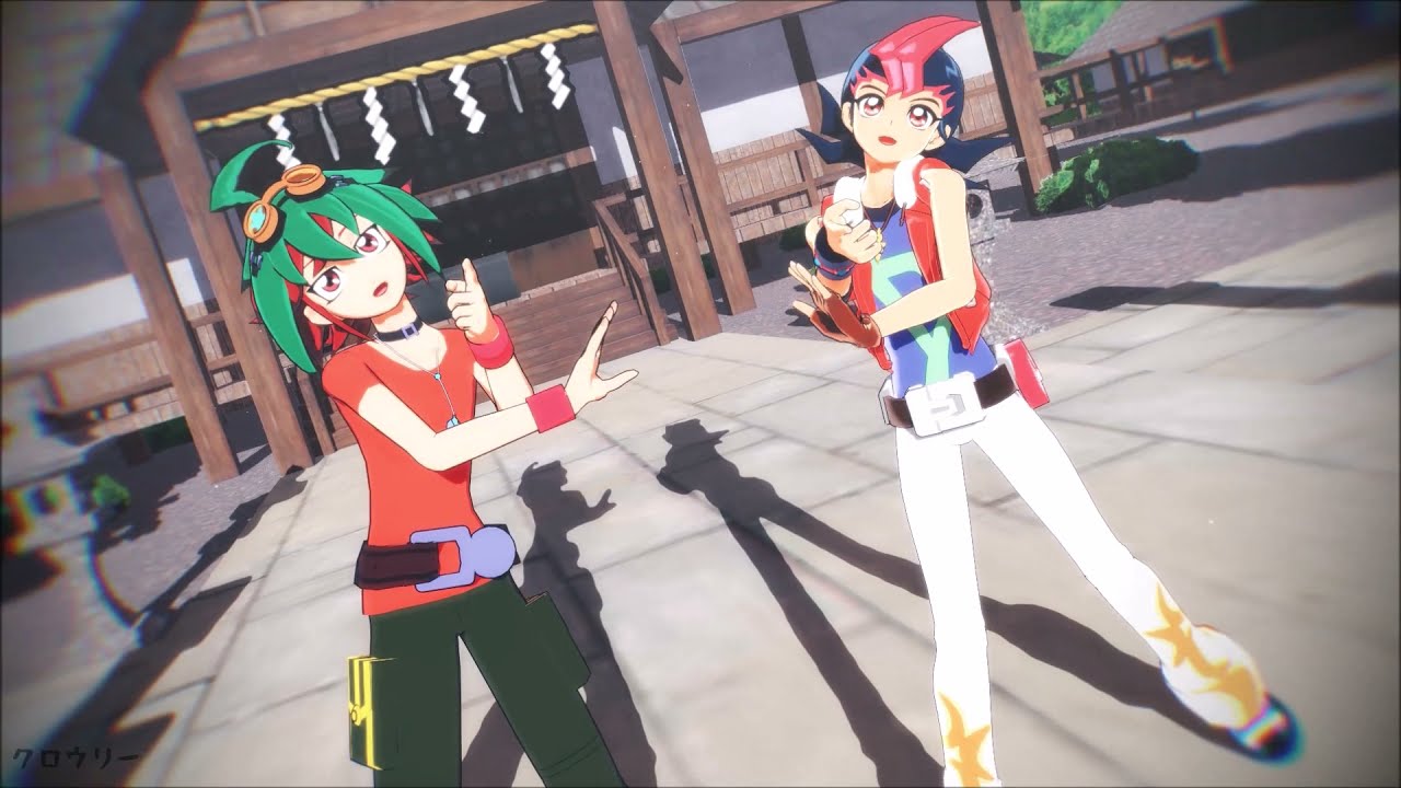 【Yu Gi Oh MMD】Dive to Blue 『Yuma -Yuya』